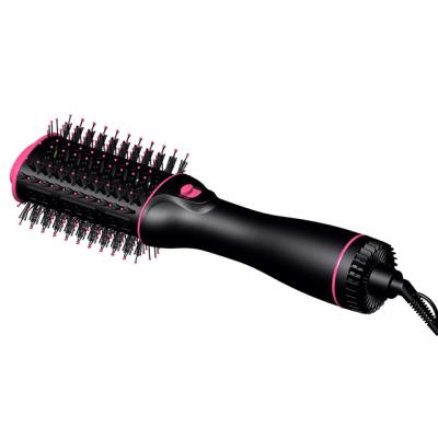 China Professional Ionic Airbrush Brush Hair Dryer Salon Hair Brushing Straightener Volumizer Curler for sale