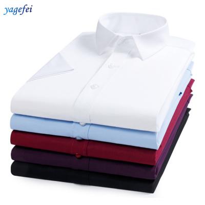 China Summer Logo Solid Color Service OEM Factory Anti-pilling Blank Shirt Custom Cotton Workwear for sale