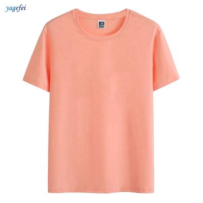 China Anti-pilling accept custom 180g 100%cotton casual short sleeved men's t-shirt for sale