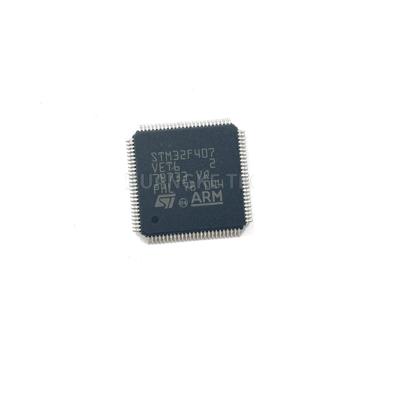 China Factory Supply STM32F407VET6 Microcontroller 32 Bit Microcomputer MCU STM MCU STM32F407VET6 for sale