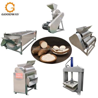 China food & Beverage Plant Small Cassava Flour Plant Cassava Powder Making Machine Cassava Flour Machinery for sale