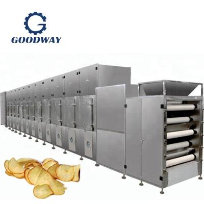 China 2020 Hot Selling Electric Flour Mill Stainless Steel Cassava Chips Making Machine Cassava Potato Chips Machine Cassava Processing Machine for sale