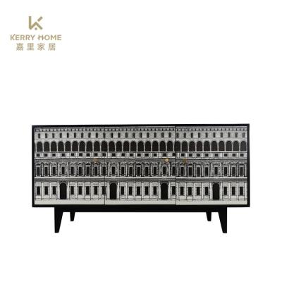 China Customized Hot Sales Bedroom Hotel Cabinet Modern Design Storage Wooden Sideboard For Living Room for sale