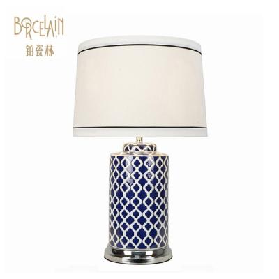 China European style high quality custom made hotel decorative ceramic cheap table lamp for sale