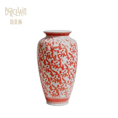 China Factory Price Traditional Wholesale Antique Decorative Porcelain Home Flower Vases for sale