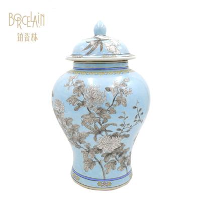 China Traditional Chinese Traditional Craft Artware Ceramic Porcelain Mason Antique Vintage Ginger Jar for sale