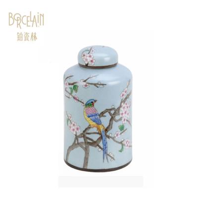 China Traditional white retro ornament ceramic pot for sale