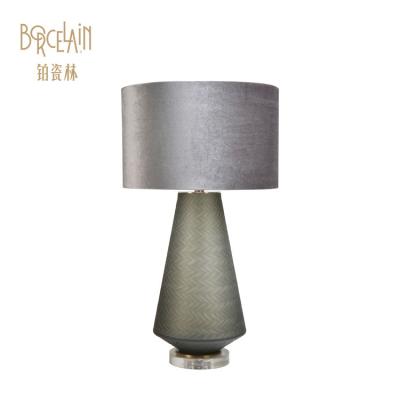 China EUROPEAN Modern Style Hotel Decorated Glass Chrome Globe Table Lamp for sale