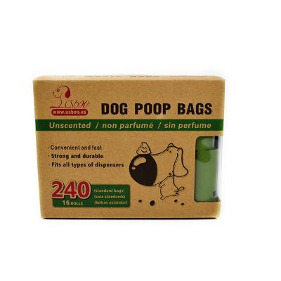 China Eco Friendly Sustainable Custom Printed Biodegradable Compostable PPI Dog Poop Bags for sale