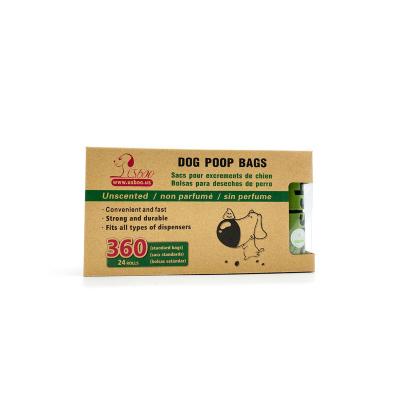 China Sustainable Packaging Custom Logo Poop Bag Holder , Dispenser Disposable Pet Capsule Dog Poop Bag for sale