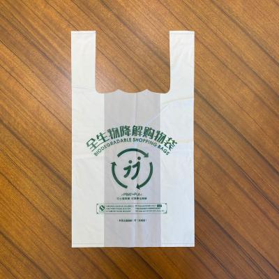 China 100% Biodegradable Compostable One Piece Compostable Garbage Bag On Roll Supermarket Plastic Degradable Garbage Bag for sale