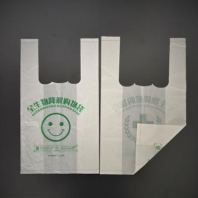 China 100% Biodegradable Compostable Staples Tea Bag Bread Sack T-Shirt Bag Compostable Bag for sale