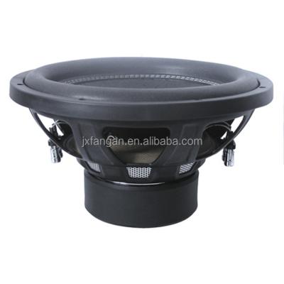 China Professional 18 Inch Metal P Woofer Car Subwoofer Speaker Aluminum Audio Box Sub for sale