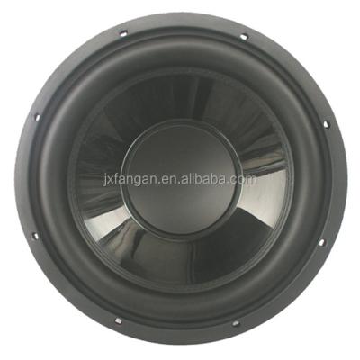 China Metal Plate High Quality Double 12 Aluminum Amplifier 15 Inch Subwoofer Car Audio Speaker Box for sale