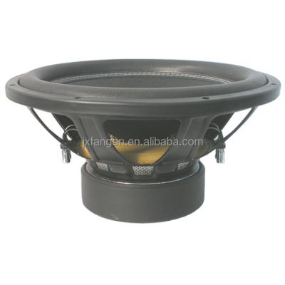 China Aluminum Car Amplifiers 15 21 Inch Aluminum Plate Metal Class D Subwoofer for sale