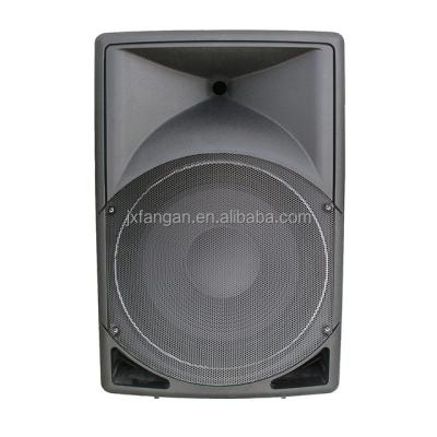 China 15 Inch Metal Aluminum Professional Two Way DJ Karaoke Subwoofer PA Speaker Cabinet Audio Box for sale