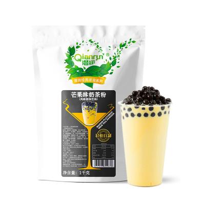 China Solid Drinks Hot Selling Instant Milk Tea Powder Strawberry Solid Drinks Flavored Milk Tea Powder for sale