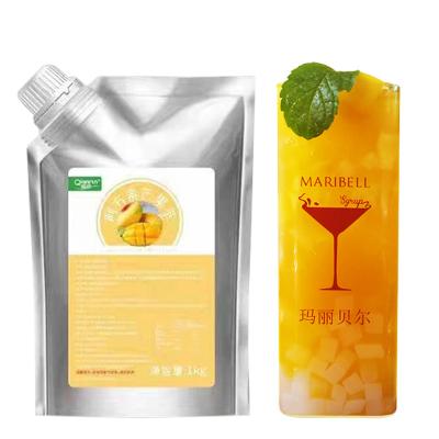 China Solid Drinks Manufacturers Supply 1kg/bag Passionfruit Milk Solid Fruity Tea Passionfruit Fruit Extract Drinks Raw Materials for sale