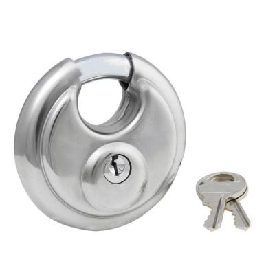 China Waterproof Custom Size Waterproof padlock Stainless Steel round cake tray padlock with favorable prices for sale