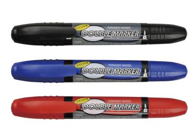 China Classical Dual Ends Non Toxic Permanent Marker Pens With Mega Capacity Ink for sale