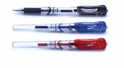 China Cool Black / Red / Blue Gel Ink Pens With Textured Non - Slip Grip for sale