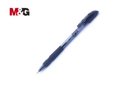 China Black / Blue / Red Gel Ballpoint Pen With Cap For Writing Smooth And Gliding for sale