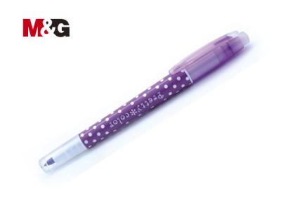 Chine Stylo de marqueur pourpre promotionnel de barre de mise en valeur pour des enfants, stylo de marqueur liquide à vendre