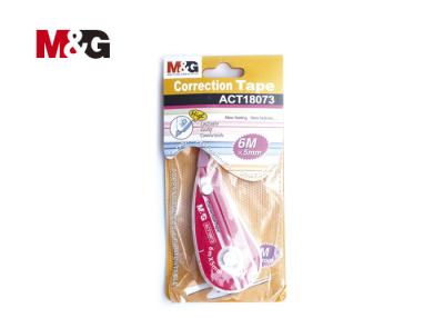 China Morning Glory products - 5mm*6m correction tape / pink dispenser for sale