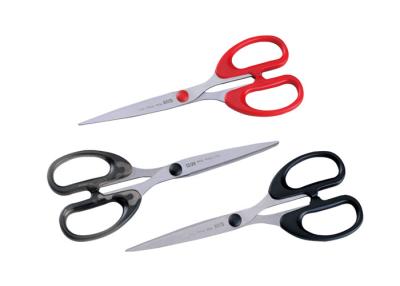 China Safety 195 Mm Office Scissors Straight Handle Metal Scissors Comfortable for sale