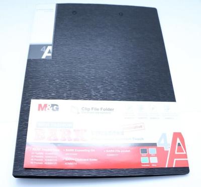 China Double spring clip plastic file folders for business conferences for sale