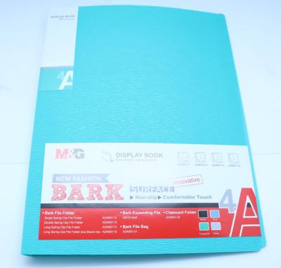 China Polypropylene waterproof plastic presentation folders 30 pockets for sale