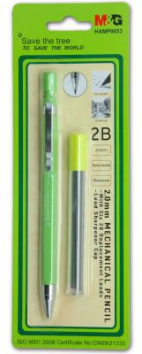 China Click - Action Refillable Mechanical Pencil 2mm HB Recycled Mechanical Pencil for sale