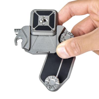 China Stable Dexterous Aluminum Alloy Light Weight DSLR SLR Camera Mount Capture Camera Clip with Peak Design V3 for sale