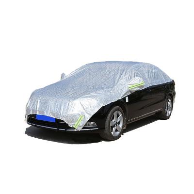 China Waterproof Aluminum Car Half Cover Car Clothes Car Film Cover Cool Shading for sale