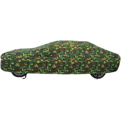 China Half Car Cover Waterproof Reflective Outdoor Waterproof Parking Car Cover for sale