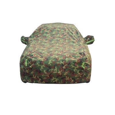 China Competitive Price Waterproof Car Cover Oxford Sunshade Aluminum Foil Car Clothing for sale