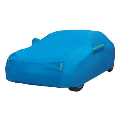 China Blue Waterproof Car Sun Protection Waterproof Car Snow Rain SUV SUV Car Cover Auti-UV for sale