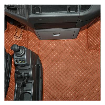 China Brief & Single Color Wuling hongguang MINIEV Four Seasons Truck Brick Leather Lattice Fully Surrounded Interior Car MATS for sale