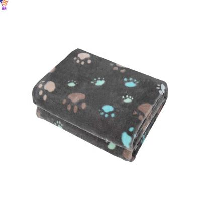 China Sustainable Soft And Fluffy Disposable Dog Flannel Fleece Blanket for sale