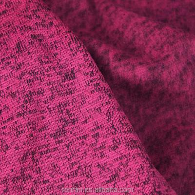 China Memory Cationic Coarse Needle Knit Sweater Fleece Fabric For Garment for sale