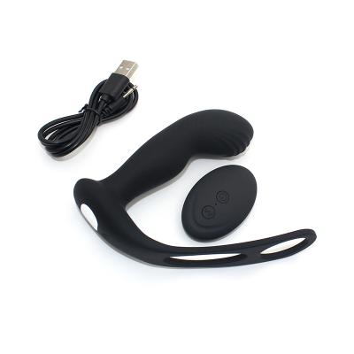 China Real Touch Feeling Electric Male Anal Toys Butt Plug Male Masturbator Anal Vibrator For Women Men for sale