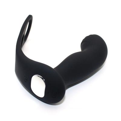 China 1.Prostate stimulator; 2.Pussy vibrator; 10 Speed ​​Smooth Silicone Remote Men Male Anal Vibrators Butt Plug Electric Prostate Massager Anal Plug for sale