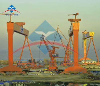 China Crane Cheap New Product Double 900 Ton Goliath Crane Portal Beam For Shipbuilding for sale