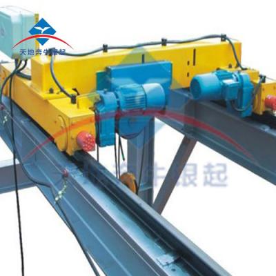 China Bridge Crane Limited Time Goods Wireless Left Hand Model Double Girder Overhead Remote Crane for sale