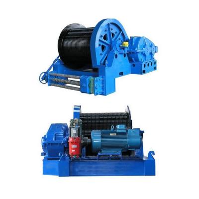 China CRANES 20ton electric winch with 100m 220v wire rope for sale