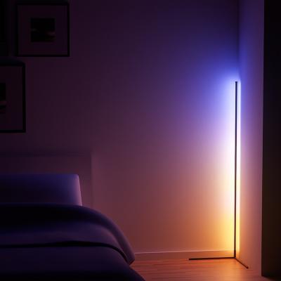 China Lighting Functions RGB Floor Lamp Nordic Living Room RGB Led Floor Lamp Standing Corner Nordic RGB Floor Lamp App for sale