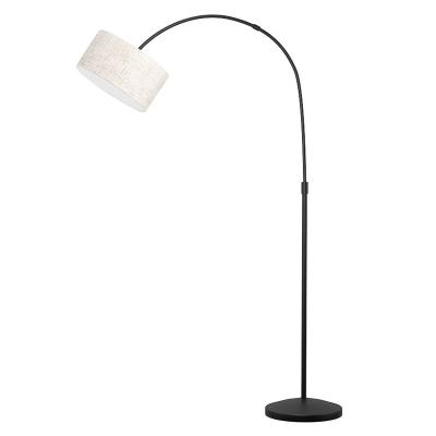 China Ignition Long Functions Floor Lamp Nordic Black White Minimalist Arc Lamp for sale