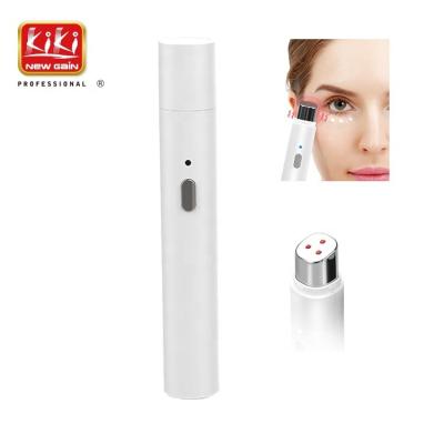 China Skin Tightening KIKI NEW GAIN Portable Electric Eye Heated Massager Beauty Instrument For Personal Care for sale