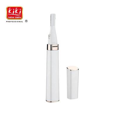 China With LED Light KIKI NEWGAIN Portable Shaver Epilator Lady Shaver Mini Electric Lipstick Eyebrow Trimmer For Women Use for sale