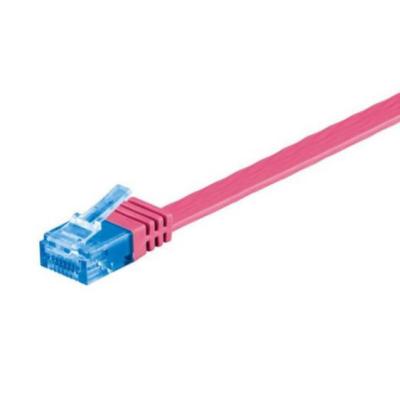 China Commercial UTP CAT5e/CAT6/CAT6A RJ45 4paris 32AWG Ethernet Patch Cord Flat Cable With Colorful Connector Plug for sale